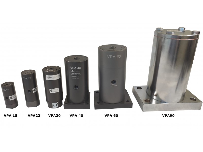  - Pneumatic Vibrator  VPA Models (Air cushion piston)