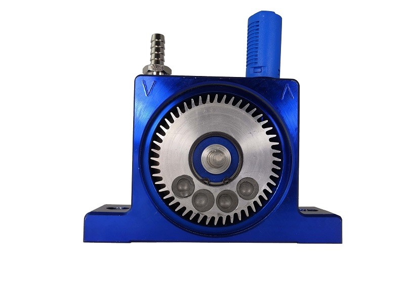 Industrial pneumatic rotative vibrator